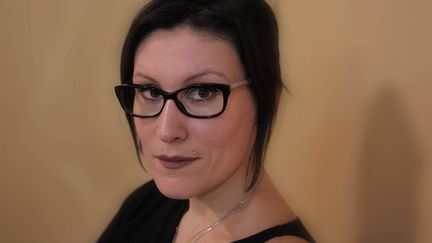 Ovidie, réalisatrice de l'enquête Pornocratie, les multinationales du sexe et ancienne actrice et réalisatrice de films X, en janvier 2014.&nbsp; (COTTEREAU FABIEN / MAXPPP)