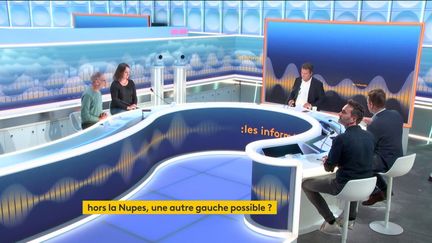 Le plateau des informés du matin du mardi 20 septembre 2022. (CAPTURE ECRAN / FRANCEINFO)