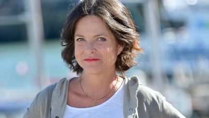 Charlotte Valandrey le 15 septembre 2018 au festival de la Fiction de La Rochelle. (FRANCK CASTEL / MAXPPP)