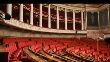 Capture d'écran du reportage portant sur les coulisses de l'Assemblée nationale (DR)