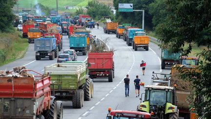 La crise des éleveurs : l'A1 bloquée dans le Nord