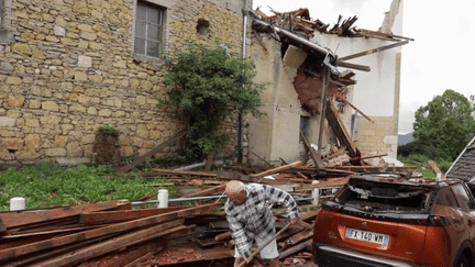 Doubs : les sinistrés découvrent les dégâts de la tornade (France 3)