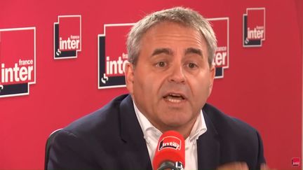 Xavier Berrand, le 12 septembre 2018 sur France Inter. (FRANCE INTER / RADIO FRANCE)