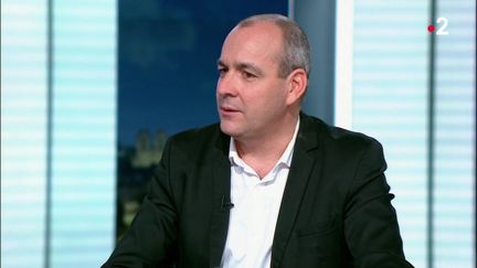 Laurent Berger&nbsp;est invité de France 2, le 11 décembre 2019. (FRANCE 2)