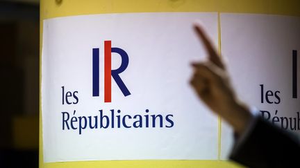 Le logo du parti Les Républicains.&nbsp;Photo d'illustration. (VINCENT ISORE / MAXPPP)