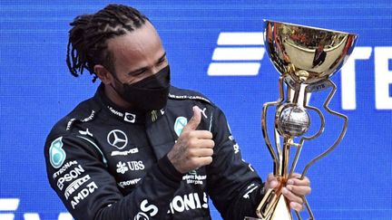 À Sotchi, Lewis Hamilton a remporté son 100e Grand Prix. (ALEXANDER NEMENOV / AFP)