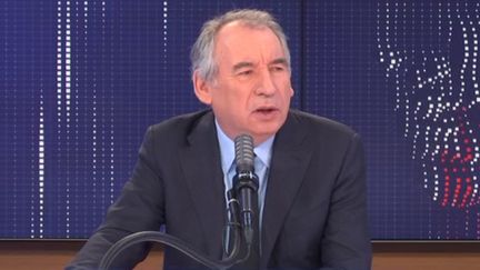 François Bayrou, haut-commissaire au Plan, et président du MoDem, sur franceinfo jeudi 25 février 2021. (FRANCEINFO / RADIOFRANCE)