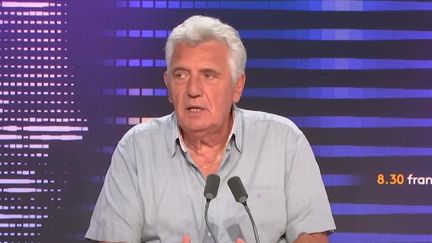 Claude Onesta était l'invité du "8h30 franceinfo", samedi 3 août. (CAPTURE D'ECRAN / RADIOFRANCE)