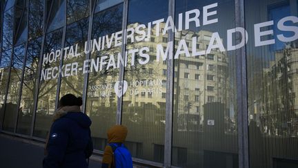 Hôpital Necker, Paris, avril 2023. (MAGALI COHEN / HANS LUCAS)