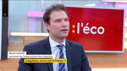 Invité de Stéphane Dépinoy dans ":l'éco", Noam Leandri, président de l'Observatoire des inégalités, est venu parler de la situation des inégalités en France.