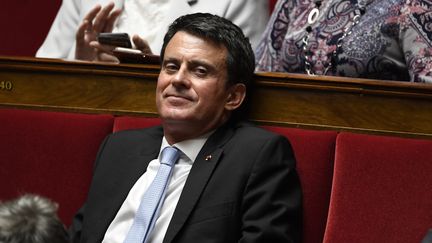 Le député Manuel Valls à l'Assemblée nationale, à Paris, le 5 juin 2018. (BERTRAND GUAY / AFP)