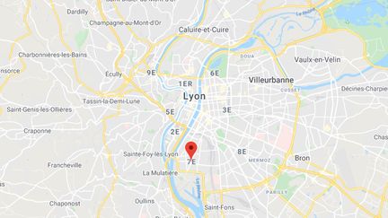 Lyon (Auvergne-Rhône-Alpes). (GOOGLE MAPS)