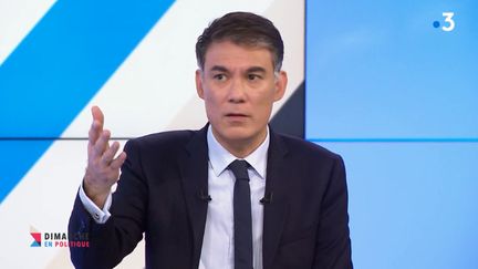 Olivier Faure, novembre 2019 (CAPTURE D'ECRAN "DIMANCHE EN POLITIQUE" / FRANCE 3)