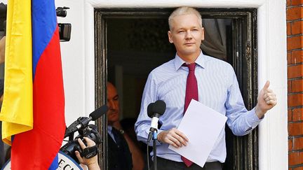 &nbsp; (Julian Assange, 44 ans, vit reclus depuis juin 2012 à l'ambassade d'Equateur dans le quartier de Knightsbridge  © Maxppp)