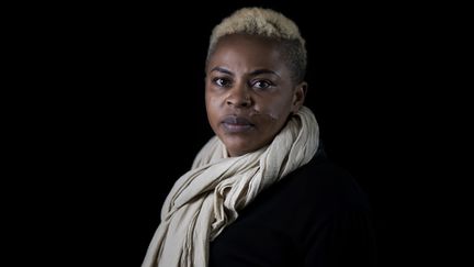 La comédienne et réalisatrice Azata Soro, agressée et blessée par Tahirou Tasséré Ouedraogo
 (MARCO LONGARI / AFP)