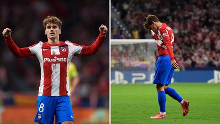 Antoine Griezmann a connu une soirée contrastée face à Liverpool, mardi 19 octobre.&nbsp; (AFP)