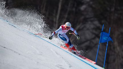 Le skieur Arthur Bauchet, le 11 mars 2018 à Pyeongchang (Corée du Sud). (JOEL MARKLUND / OIS / IOC / AFP)