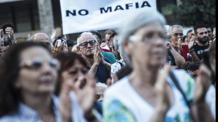 &nbsp; (Manifestation contre la Mafia à Rome en septembre dernier © MAXPPP)