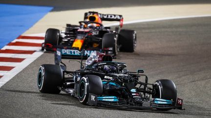 Lewis Hamilton a remporté le premier Grand Prix de la saison 2021 à Bahreïn, ce dimanche 28 mars.  (FLORENT GOODEN / DPPI MEDIA)