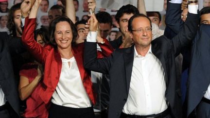 François Hollande et Ségolène Royal (La Rochelle août 2011) (JEAN-PIERRE MULLER / AFP)