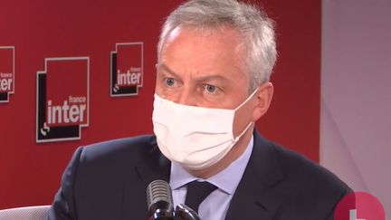 Bruno Le Maire était l'invité de France Inter vendredi 30 octobre.&nbsp; (FRANCE INTER)