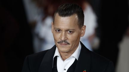 L'acteur Johnny Depp lors d'une avant-première à Londres, le 2 novembre 2017. (TOLGA AKMEN / AFP)