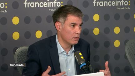 Olivier Faure, invité de franceinfo lundi 20 janvier 2020. (FRANCEINFO / RADIOFRANCE)