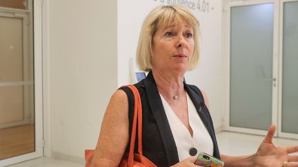 La petite-fille de René Gimpel, Claire Gimpel, le 25 juin 2019 à Paris. (JACQUES DEMARTHON / AFP)