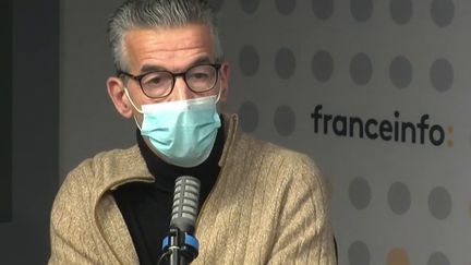 Vincent Hugeux, journaliste, enseignant à Sciences Po et auteur de "Tyrans d’Afrique", aux éditions Perrin, le 24 janvier 2022 sur franceinfo. (FRANCEINFO / RADIO FRANCE)