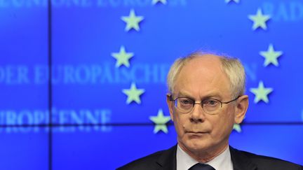 Herman Van Rompuy, le 1er mars 2012 &agrave; Bruxelles (Belgique). (GEORGES GOBET / AFP)