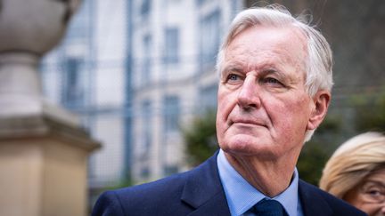 Le Premier ministre, Michel Barnier, le 14 octobre 2024. (XOSE BOUZAS / HANS LUCAS / AFP)