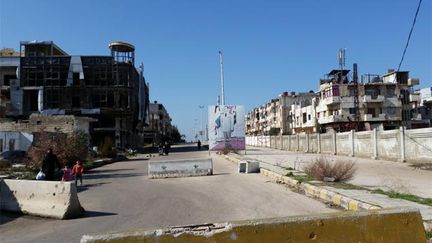  (A Homs, le quartier de Bab Amr est un ancien bastion de la rébellion © RF/ Valérie Crova)