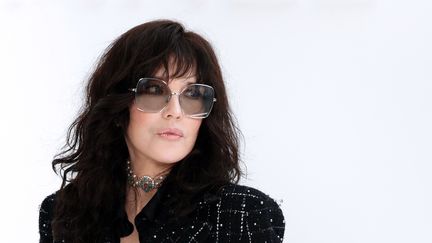 L'actrice Isabelle Adjani au Grand Palais à Paris, le 3 mars 2020. (FRANCOIS GUILLOT / AFP)