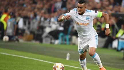 Le Marseillais Dimitri Payet, lors de OM-Salzbourg le 26 avril 2018.&nbsp; (BORIS HORVAT / AFP)