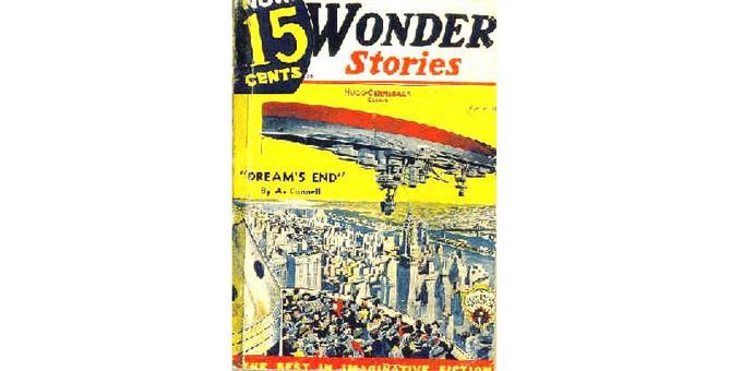 Couverture d&#039;un numéro de &quot;Wonder Stories&quot; dans les années 20
 (DR)