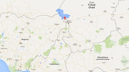 Les attentats se sont produits sur le marché d'un village de l'extrême-nord du Cameroun, proche de la frontière avec le Nigeria, le 25 janvier 2016. (GOOGLE MAPS)