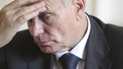 Le premier ministre, Jean-Marc Ayrault, &agrave; Saint-Herblain (Loire-Atlantique) le 25 mai 2012. (ERIC DESSONS / JDD / SIPA)