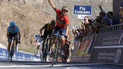 Sonny Colbrelli (Bahraïn Merida) s'impose à Dubaï (YUZURU SUNADA / BELGA MAG)