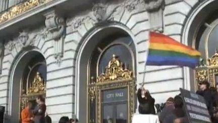 Une manifestation pour les droits gays en Californie. (FTV)