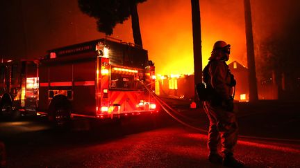 L'Etat d'urgence a été décrété dans le comté de Butte et des ordres d'évacuation ont été émis pour plusieurs villes.
 (JUSTIN SULLIVAN / GETTY IMAGES NORTH AMERICA / AFP)