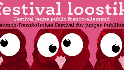 L'affiche du festival Loostik qui propose des spectacles en français et en allemand pour les enfants.
 (Loostik)