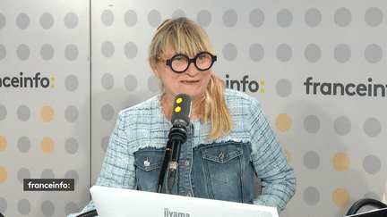 Christine Bravo est l’invitée médias de Célyne Baÿt-Darcourt. (franceinfo)