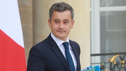 Gerald Darmanin, ministre français de l'Intérieur, au Palais de l'Elysée à Paris, le 15 juillet 2020 (photo d'illustration). (LUDOVIC MARIN / AFP)