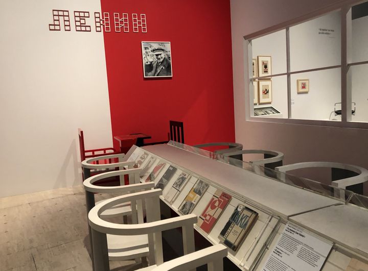 Club ouvrier d'Alexandre Rodchenko (1925 / 1979)
Bois et Métal
Paris, Centre Pompidou, Musée national d'Art Moderne, Centre de création industrielle.
 (Manon Botticelli / Adagp, Paris 2018)