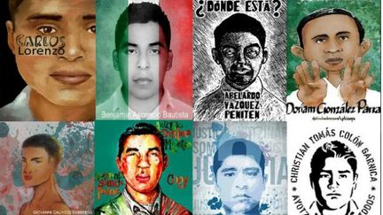  (Les dessins sont recensés sur le Tumblr " Ilustradores con Ayotzinapa © Capture d'écran Twitter)