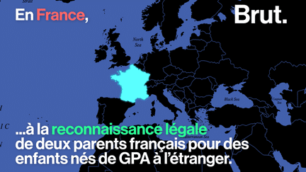 Alors que la gestation pour autrui est encore interdite en France, la législation diffère dans d’autres pays. (Brut)