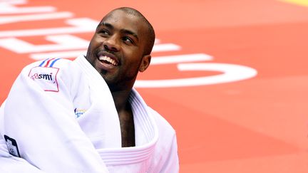 Le Fran&ccedil;ais Teddy Rinerb lors des phases finales des Championnats du monde de judo, le 30 ao&ucirc;t 2014 &agrave;&nbsp;Tcheliabinsk (Russie). (PHILIPPE MILLEREAU / AFP)