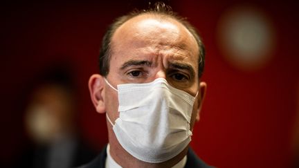 Le Premier ministre Jean Castex à Paris le 9 juin 2021. (XOSE BOUZAS / HANS LUCAS / AFP)