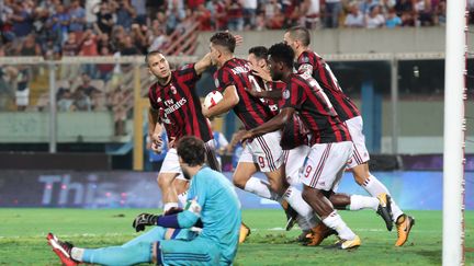 Le Milan AC a fait forte impression face à Shkendija (5-0). (GABRIELE MARICCHIOLO / NURPHOTO)