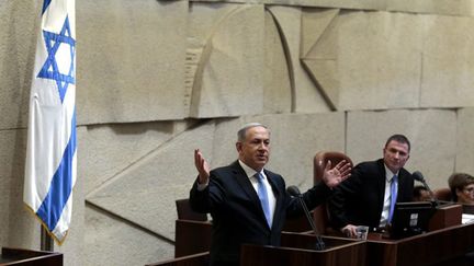 &nbsp; (Benjamin Netanyahu obtient la confiance des députés pour un gouvernement très à droite © maxPPP)